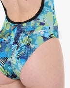 TEKNOCAMOU EVO Swimsuit - BLUE/MULTICOLOR