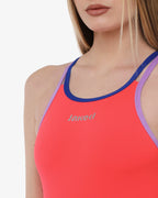VENICE swimming costume - FLUORESCENT RED