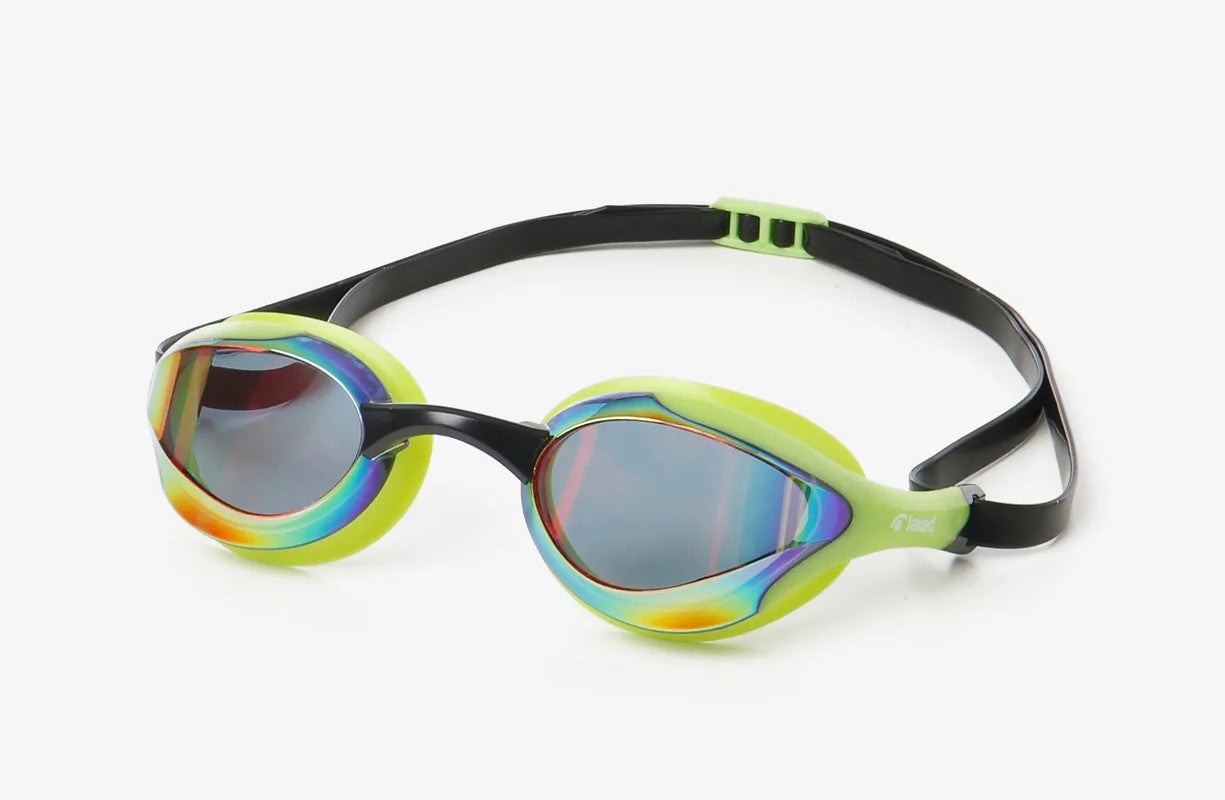 Jaked RUMBLE swimming goggles - Green Mirror