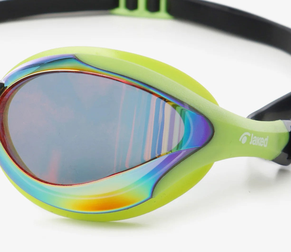 Jaked RUMBLE swimming goggles - Green Mirror